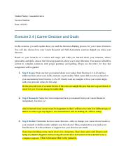 Exercise 2.4  Career Decision and Goals (1).docx