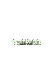 6. Introduction to Inferential Statistics.pptx
