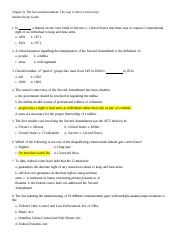 Chapter 6 Student Study Guide