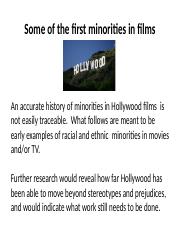 Minorities in Hollywood films PPT.pptx
