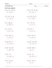 Infinite Algebra 1 - 10.4.R Review.pdf