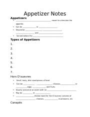 Appetizer Notes-1.docx