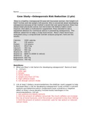 case study osteoporosis case study osteoporosis
