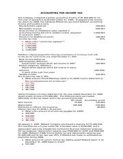 ACCOUNTING FOR INCOME TAX C31.doc