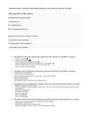 Situational tasks (writing of pathological diagnosis and medical certificate of death).pdf