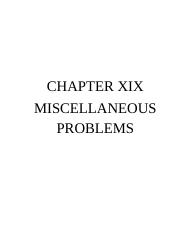 XIX Miscellaneous Problems.docx