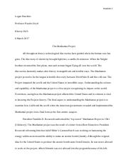 Реферат: Manhattan Project 3 Essay Research Paper Manhattan
