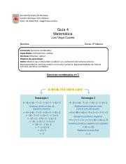Guía n°4 Matemática 8º_ Ejercicios combinados.pdf