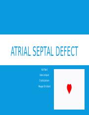 Atrial Septal Defect Case Study.pptx