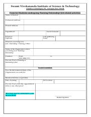 Form for Students undergoing Training Internship Job related activities.docx