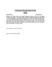 Commercial Law Exam Prep.docx