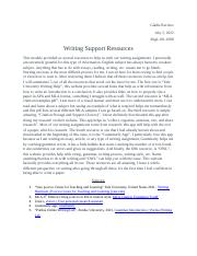 Writing support resources.docx