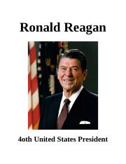 Ronald Reagan History Project (Part 1).docx