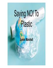 saying no to plastic - junior marshall.pdf