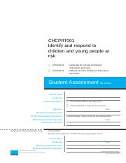 09-23004 Student Assessment CHCPRT001 01102018.docx