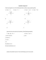 U3L1A1 Quadratics Assignment Azzuie.docx