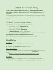 Jayci Johnston - Lesson 5.4_  Fiscal Policy.pdf
