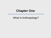 What is Anthropology-- The 4 Fields