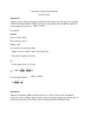 Homework 2 Detailed Solution