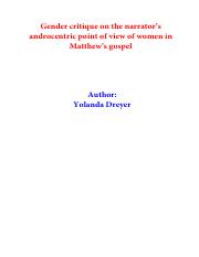 Androcentric point of view of women in Matthew.pdf