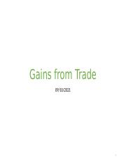 Lecture 6 Gains from Trade.pptx