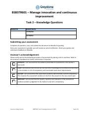 ชุด 2 BSBSTR601 Task 2 Knowledge Questions V1.0522 fillable.pdf