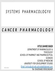 CANCER PHARMACOLOGY -PHARM D (1).pptx
