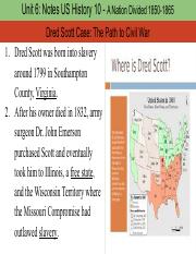 Dred Scott Case Unit 6_ Notes US History 10 Path to Civil War.pdf