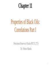 Chapter 11 Properties of Black Oils_5, Correlations_part 1_2023.pdf