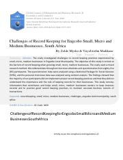 Challenges of Record Keeping for Engcobo Small Micro and Medium Buss South Africa.pdf