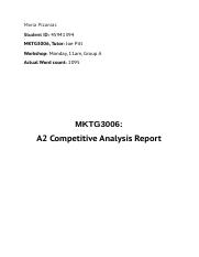 MKTG3006 COMPETITIVE ANALYSIS.docx