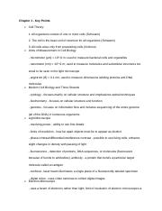 Cell and Molecular Biology Exam 1 Study Guide.docx