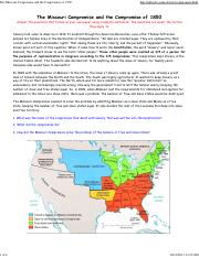 Missouri Compromise v. Compromise of 1850 Activity.pdf