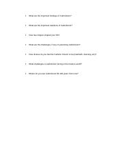 Final Project Questions