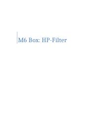 M6 Box - HP Filter.docx