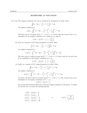 Homework 7 Solution Spring 2014 on Differential Equations