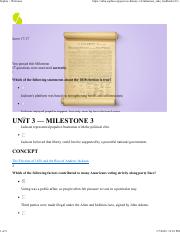 sophia us history 1 milestone 3 test.pdf