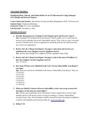 Lab 05 Assessment Worksheet