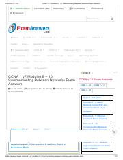 CCNA 1 v7 Modules 8 - 10_ Communicating Between Networks Exam Answers.pdf
