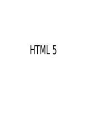 Lecture 5  - HTML 5.pptx