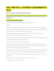 SOC 480 FULL COURSE ASSIGNMENTS GCU.docx