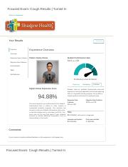 Danny Rivera Pediatric Cough Shadow Health Assessment Subjective Data