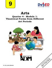Arts 9_Q4_Mod1_Theatrical Forms from Different Periods.pdf