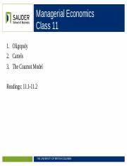 Class 11-Oligopoly-s