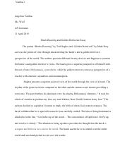  Hawk Roosting and Golden Retrievals Essay Final.pdf