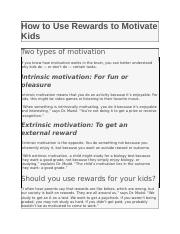 How to Use Rewards to Motivate Kids.docx
