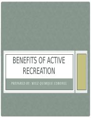Benefits of active recreation.pptx