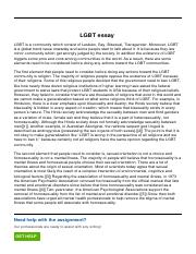 lgbt rights essay upsc