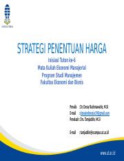 Inisiasi 6. Strategi Penentuan Harga.pptx
