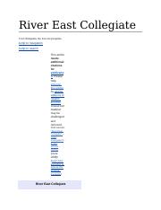 RIVER East coast.docx